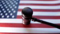 A U.S. flag and judge gavel are seen in this illustration taken Aug. 6, 2024. (REUTERS/Dado Ruvic/Illustration)