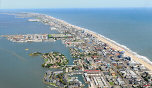 Aerial view of Ocean City. (USA Today network via Reuters Connect)
