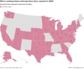 Where cyclosporiasis outbreaks have been reported in 2026. (Washington Post graphic)