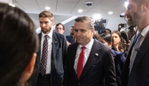 Acting U.S. Attorney General Todd Blanche walks through the Hart Senate Office Building on Capitol Hill in Washington on July 29, 2026. (REUTERS/Anna Rose Layden)