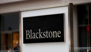 A logo of Blackstone is pictured in Manhattan, New York City, July 29, 2025. (REUTERS/Mike Segar/File Photo)