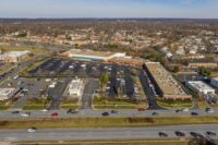 An aerial view of Festival at Manassas shopping center. (Finmarc Management)