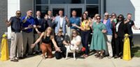 Frederick County Executive Jessica Fitzwater joined the county's Division of Animal Control for a ribbon-cutting ceremony to mark the opening of the newly expanded Pet and Adoption Center in Frederick. (Frederick County Government)