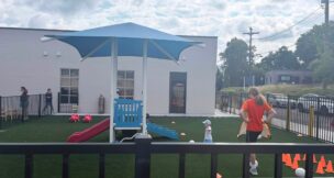 A play structure at the newly opened Kiddie Academy of Roland Park. (Courtesy Photo)