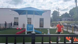 A play structure at the newly opened Kiddie Academy of Roland Park. (Courtesy Photo)