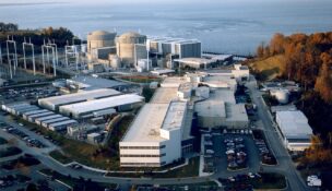 The Calvert Cliffs Nuclear Power Plant Units 1 and 2 are located near Lusby. (Photo courtesy of the Nuclear Regulatory Commission)