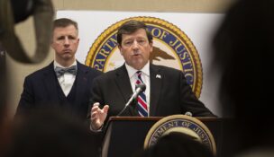 Ed Martin last year, when he was the interim U.S. attorney for D.C. (Craig Hudson/For the Washington Post)