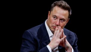 Elon Musk, CEO of Tesla and SpaceX, gestures as he attends the Viva Technology conference dedicated to innovation and startups at the Porte de Versailles exhibition centre in Paris on June 16, 2023. (REUTERS/Gonzalo Fuentes/File Photo)