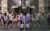 People walk on Fifth Avenue in New York City on Aug. 7, 2025, as President Trump’s new tariffs are imposed. (REUTERS/Adam Gray)